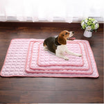 Ice Silk Pet Cooling Pad Breathable Summer Mat for Dogs & Cats