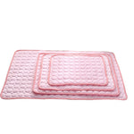 Ice Silk Pet Cooling Pad Breathable Summer Mat for Dogs & Cats