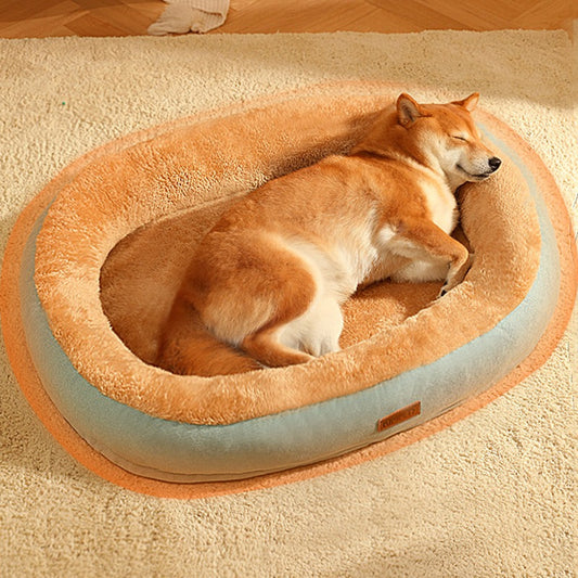 Removable & Washable Cozy Pet Bed for Dogs & Cats